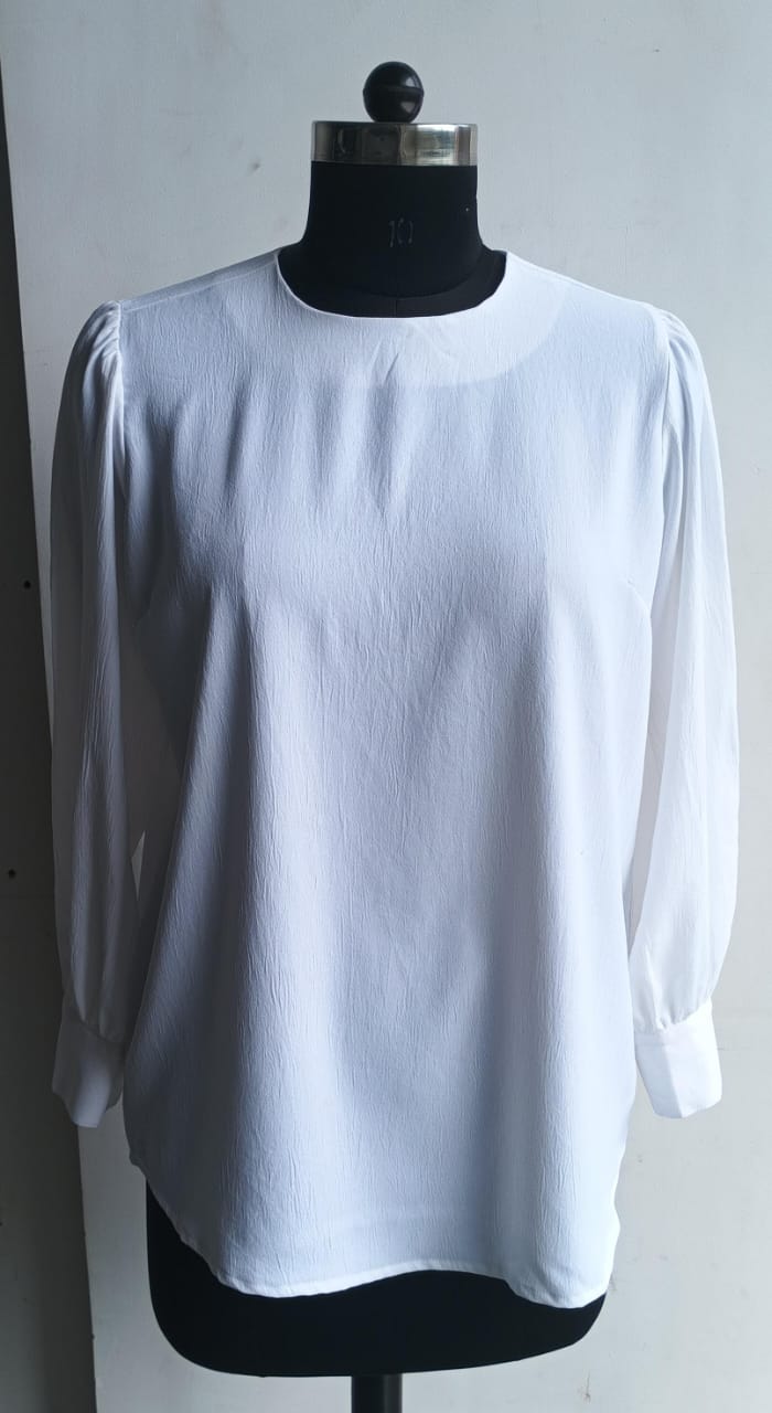 Powerpink Wx Formal Solid Women White Top