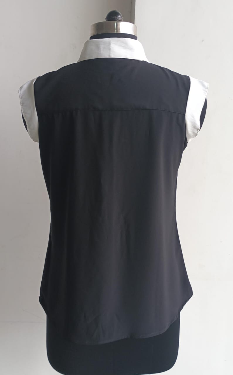 Classic Black & White Formal Shirt