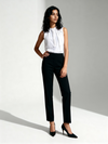 Formal Sleeveless Solid Women White Top
